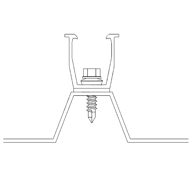 aluminum rail for solar photovoltaic bracket mounting