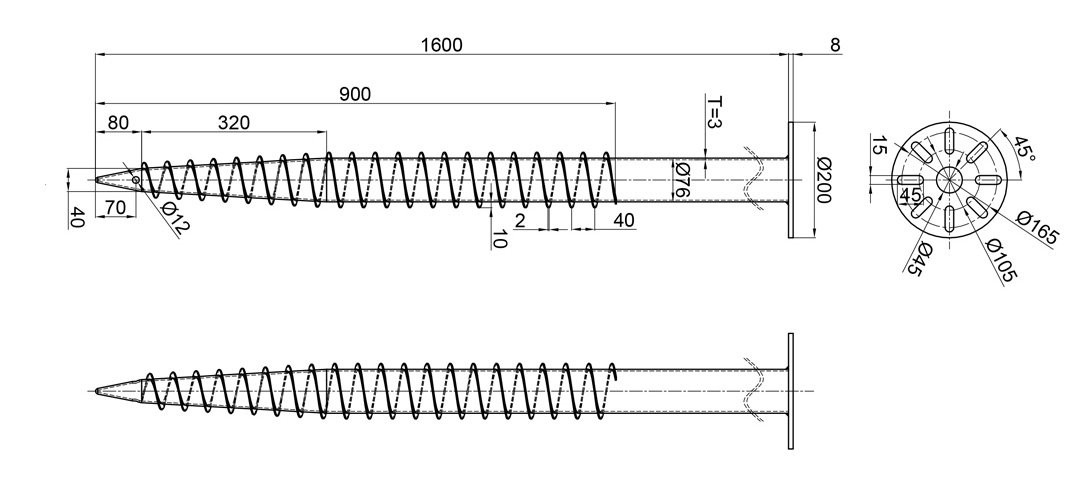 Parameter of Ground Screw Suppliers