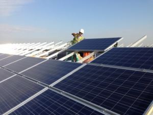 ساختار نصب برای پنل خورشیدی