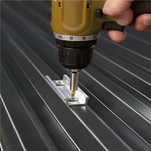 سقف ذوزنقه ورق فلز نصب سازه