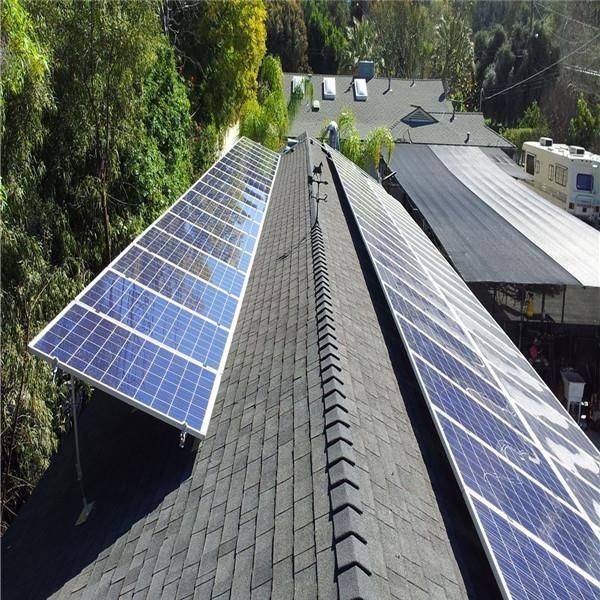 Solar Rooftop Stucture Adjustable Flat Roof Racking System