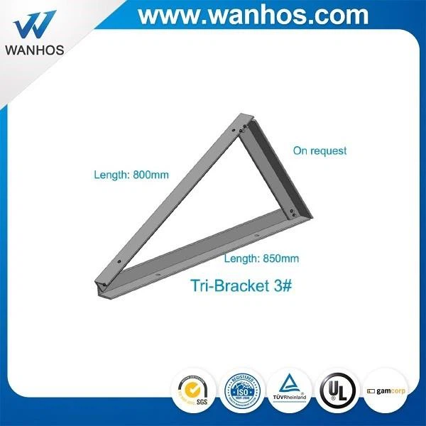 Fixed Triangle Bracket For Flat Roof