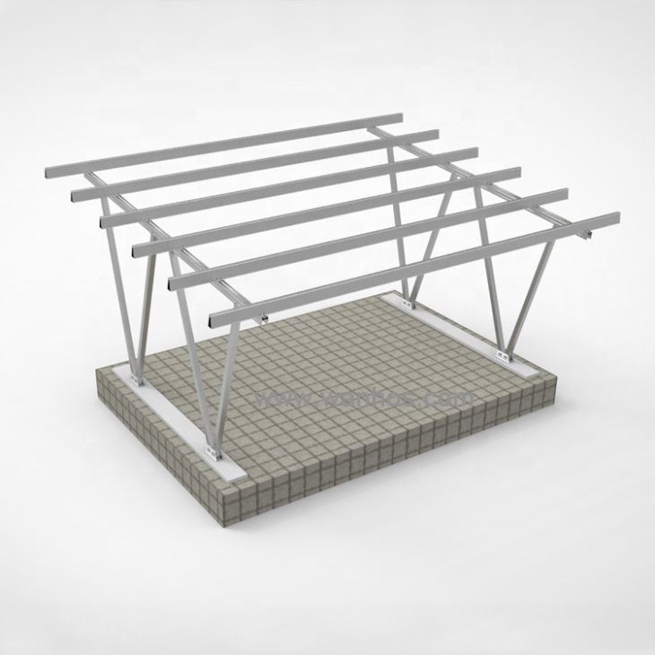 Professional Solar Panel Aluminum Mount System For Carport Parking