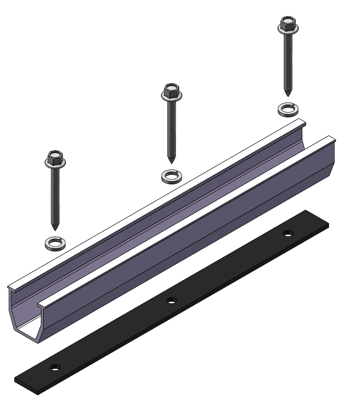 Installation of Solar Pv Mounting Rails