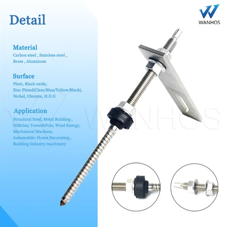 Solar Panel Hanger Bolt Detail